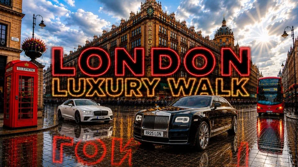 How to Enjoy a London Walk 4K Through Harrods Belgravia and Knightsbridge